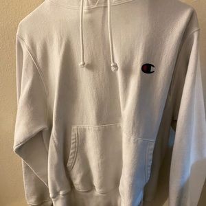 Champion white hoodie size small